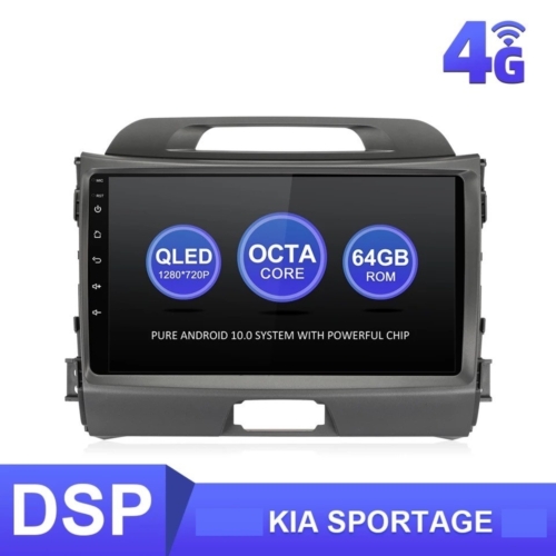 Navigatie Dedicata Kia Sportage (2010-2016) – 4+64 GB, Octa Core cu Android GPS Bluetooth Radio DSP Internet WiFi 4G | WAR Auto Navi 2