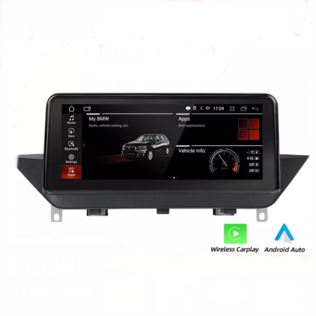 Navigatie Dedicata BMW X1 E84 F48 (2009-2015) cu Android – 4+64 GB – slot SIM 4G – Octa Core Radio DSP GPS USB RDS Bluetooth Internet WiFi MirrorLink Dual Zone Display HD Waze Youtube CarPlay Android Auto | WAR Auto Navi 2